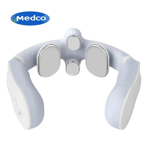 Nestora cordless shiatsu neck and shoulder massager in PU leather with heat function
