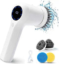 Nestora cordless electric spin scrubber with brush heads