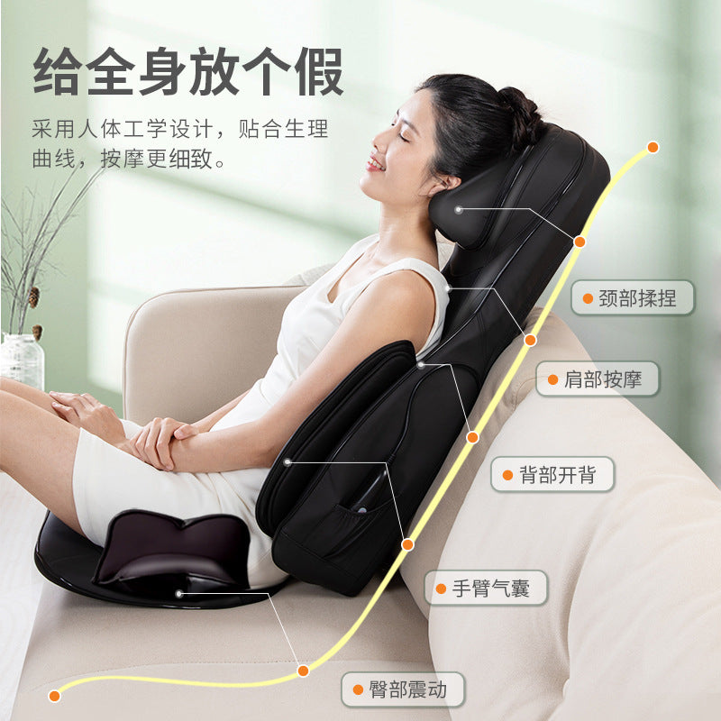 Nestora Full-Body Massage Mat — Heated Shiatsu Kneading Mattress Pad for Back, Legs and Neck